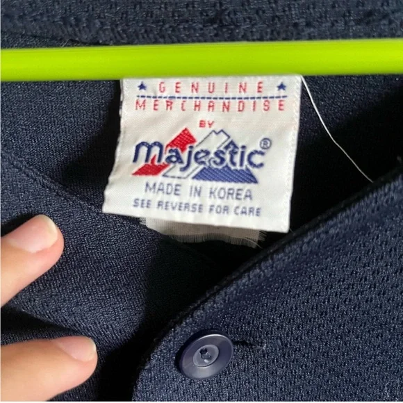 Vintage Men’s Extra Large Blue And Grey Seattle Mariners Baseball Jersey - Picture 3 of 4